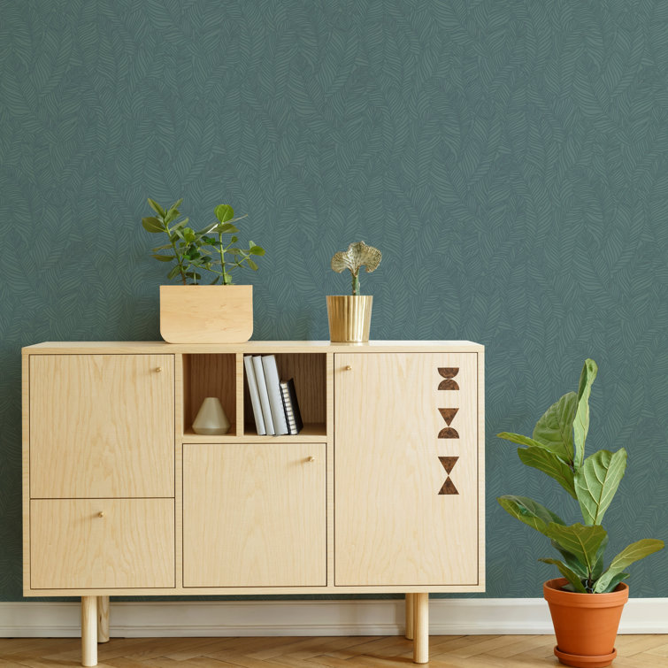 Graham & Brown Superfresco Easy Leaf All Over Green Wallpaper Wayfair